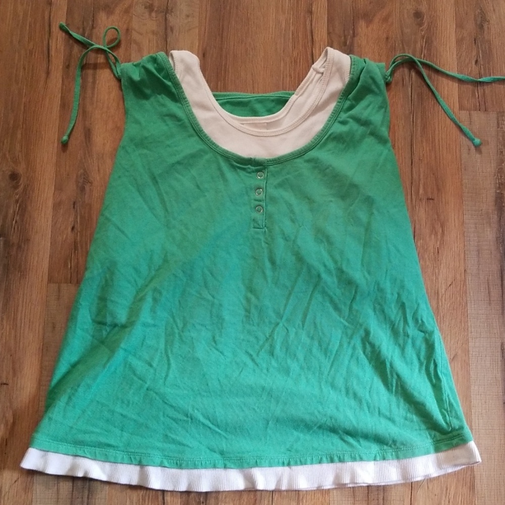 JMS Shaped Fit Layered look Tank 1X